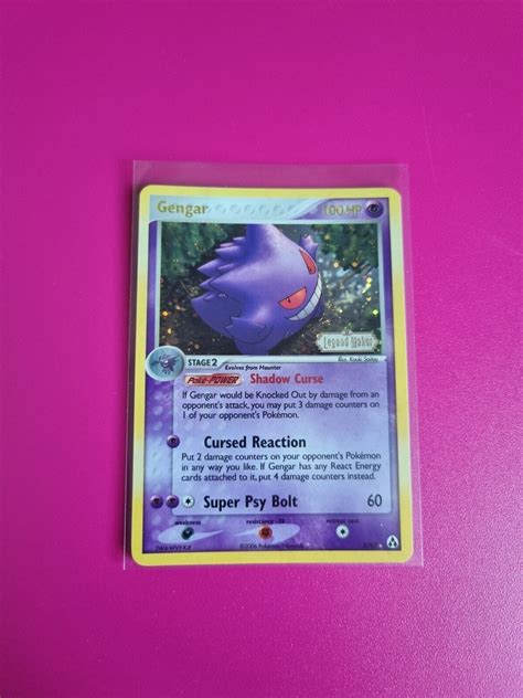 Gengar 2006 Ex Legend Maker 0592 Reverse Holo Raw Tcg Near Mint