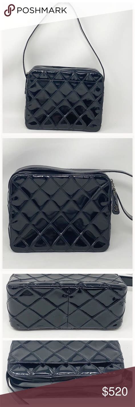 Spotted While Shopping On Poshmark Authentic Chanel Enamel Black