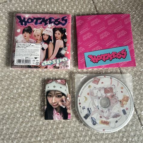 Jual Aespa Hot Mess Japan Album Unsealed Ningning Poster Ver Giselle Photocard Kota