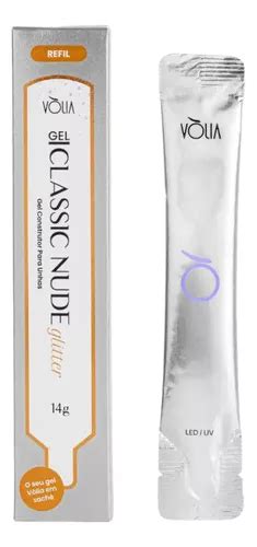 Gel Sach Classic Nude Glitter G V Lia Frete Gr Tis