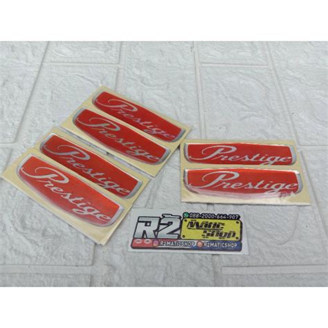 Jual Emblem Honda Latin Warna Chrome Hitam Merah Emblem Emas Tulisan