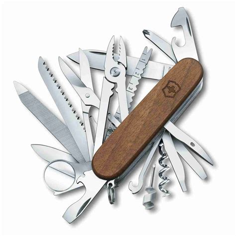 Victorinox Cuchilla Swisschamp Wood Nogal Equipak