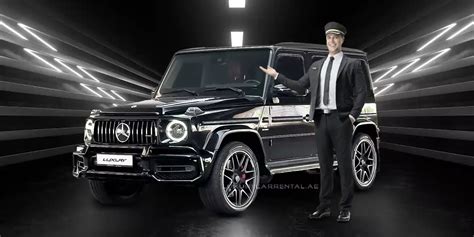 Rent (Mercedes AMG G63) With Driver | Luxurycarrental.ae