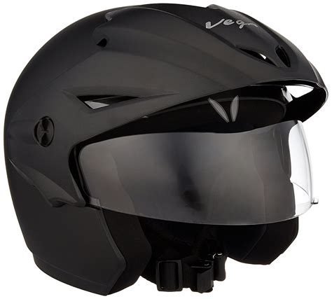 Vega Cruiser Cr W P Dk M Open Face Helmet With Peak Motorbash