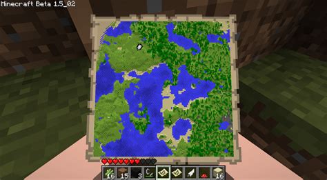 Minecraft карта крафт - 97 фото