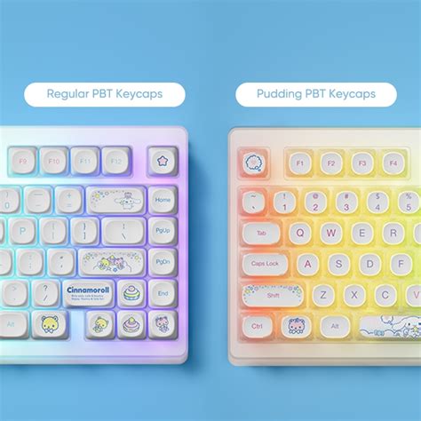 Akko X Cinnamoroll New Design ACR TOP75B RGB Hot Swappable Multi Modes Mechanical Keyboard