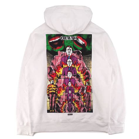 【目立った傷や汚れなし】gilbert And Georgesupreme Death Hooded Sweatshirt 白l ギルバート