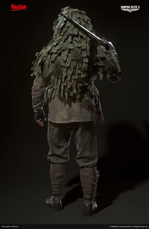 Christopher Williams Sniper Elite 5 Ghillie Suit Elite Karl