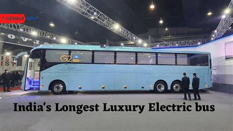 Volvo Eicher Cvs Launched Indias Longest Luxury Electric Bus E