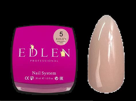 EDLEN Water Acrygel Nude 30 ml light beige No 05 אקריל גל ניוד 30 מל בז בהיר מס 05