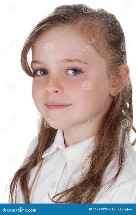 Petite Fille Blonde Mignonne Image Stock Image Du Mod Le Isolement