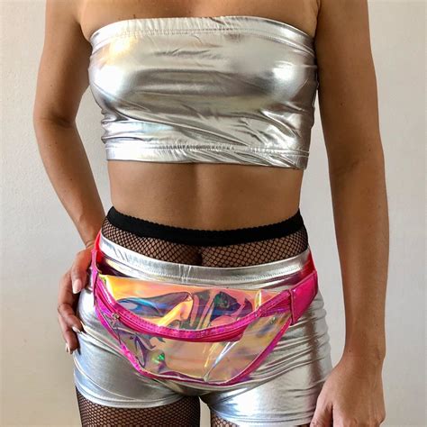 Conjunto Hot Pants Carnaval Metalizado Elo Produtos Especiais