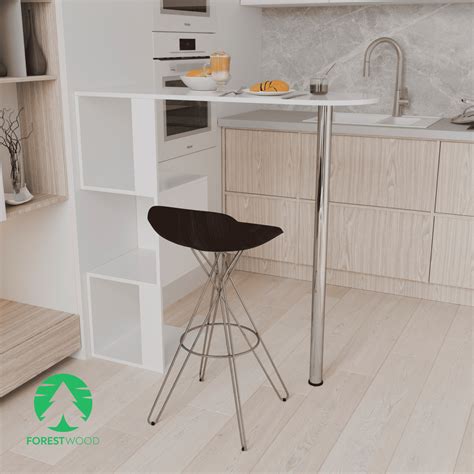 Барная стойка на кухне с 3 полками из ДСП, цена 1798.20 грн — Prom.ua ...