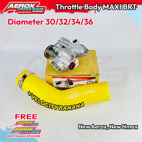 Throttle Body Tb Brt Banana Velocity New Aerox New Nmax Connected