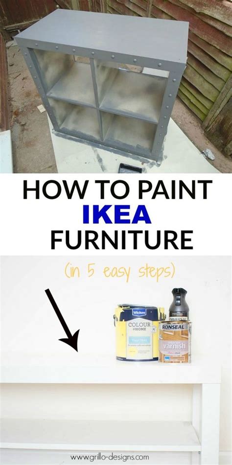 How To Paint Ikea Furniture In Easy Steps Grillo Designs