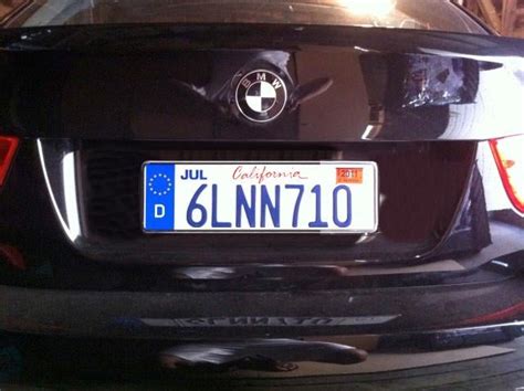 Is It Legal To Have Euro Style License Plates In California R