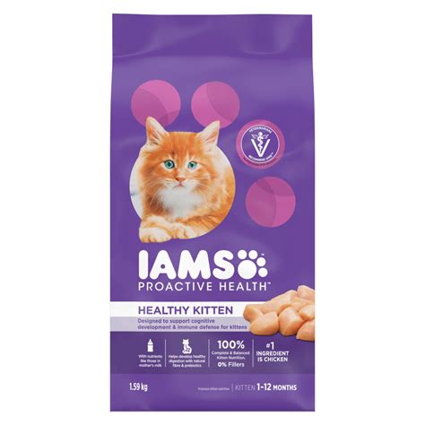 iams healthy kitten dry cat food  chicken iams canada