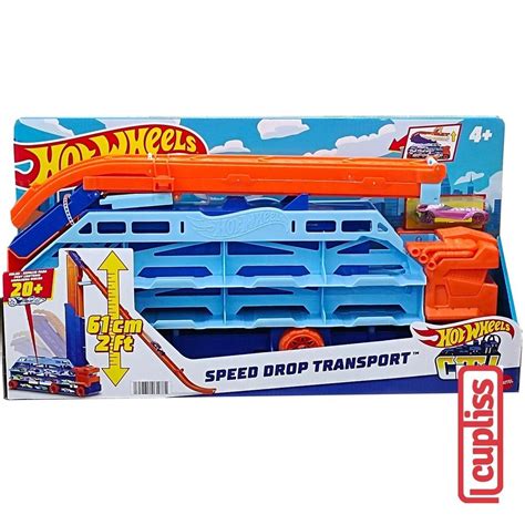 Jual Mattel Hot Wheels HDY92 City Speed Drop Transport Hauler Shopee Indonesia