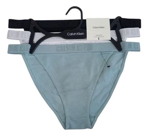 Set De Calzon Bikini Calvin Klein Originales Talla M Pieza Meses Sin Inter S