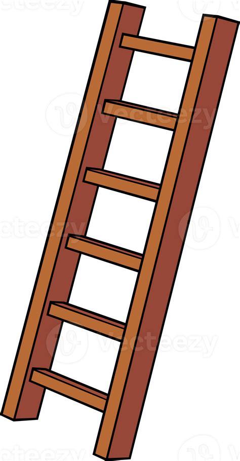 Wooden Ladder Color 13165859 Png