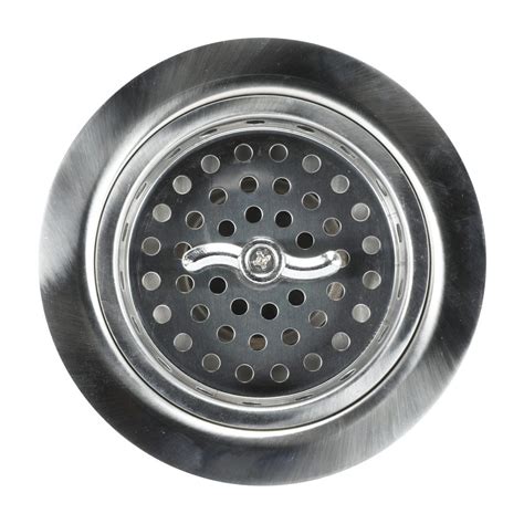 3 1 2 In Twist Tight Kitchen Sink Strainer Assembly In Stainless Steel