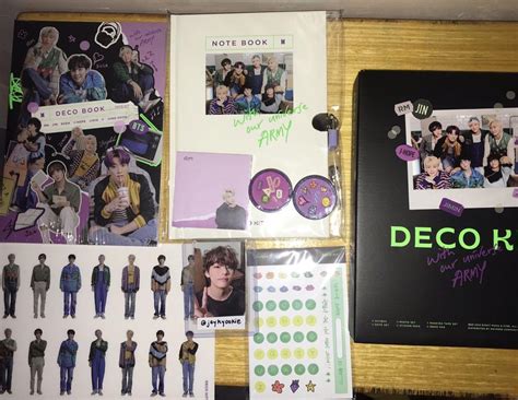 Bts Deco Kit Tingi Unsealed Hobbies Toys Memorabilia Collectibles