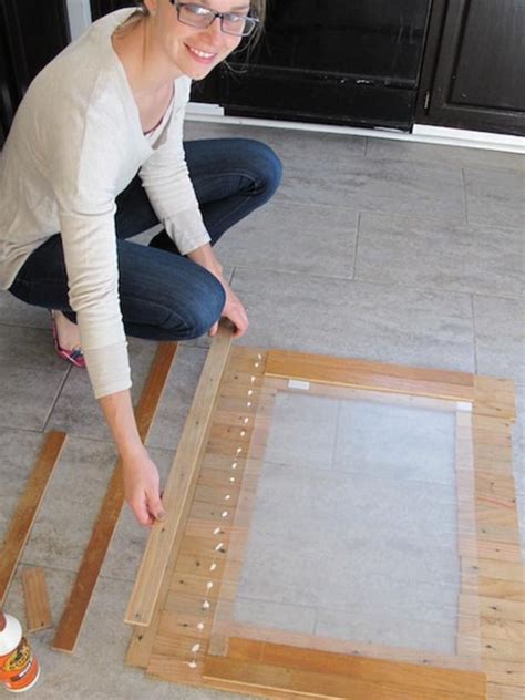 How To Build A Picture Frame Using Reclaimed Oak Floorboards Diy