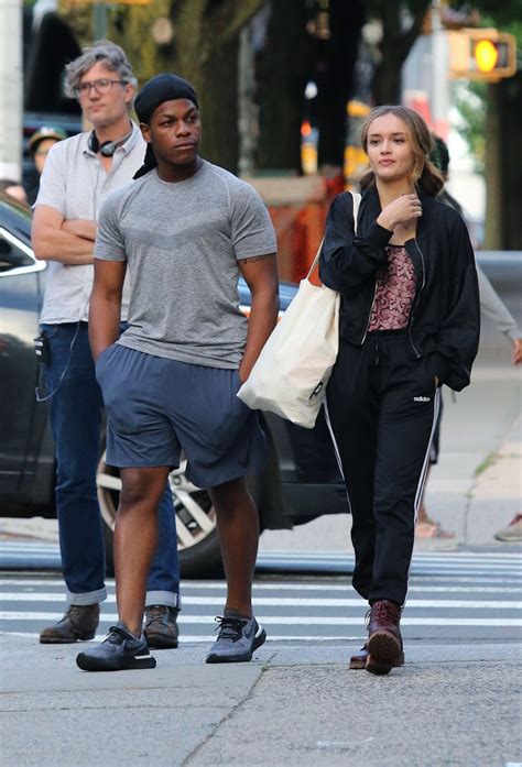 OLIVIA COOKE And John Boyega On The Set Of Naked Singularity In New York 06 12 2019 HawtCelebs