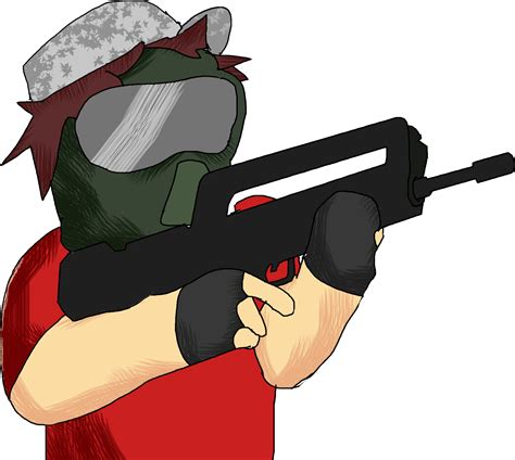 Download Roblox_ Character_ Aiming_ Rifle | Wallpapers.com