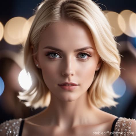 Anxious Blonde Woman Stable Diffusion Online