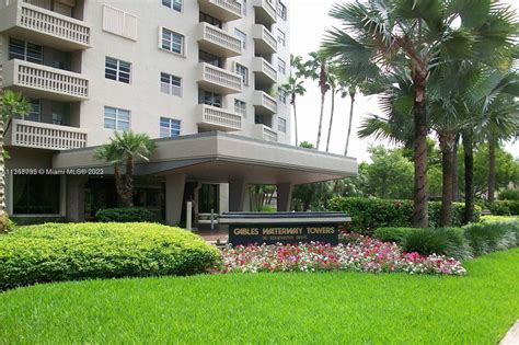 Gables Waterway Towers Unit Condo In Coral Gables Condoblackbook