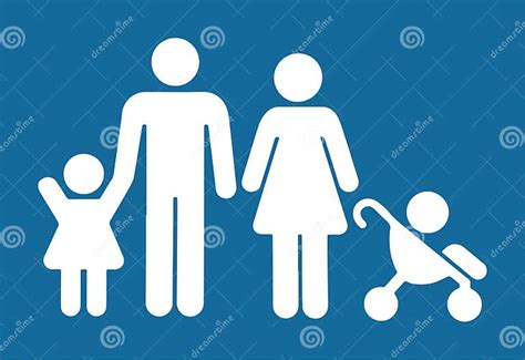 Люди и семейные иконы Мужчина и женщина, ребенок Значок знака семьи ...