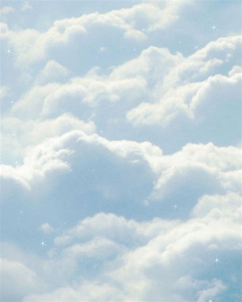 Light Blue Aesthetic Wallpaper Clouds