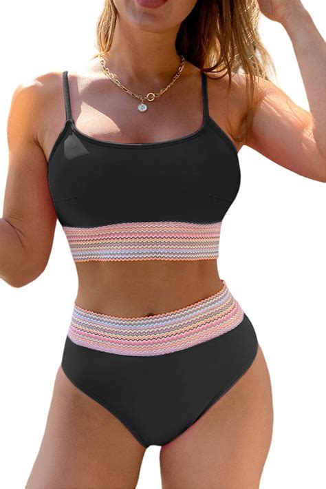 Ripley BIKINI MUJER GLORIAHOON SEXY CINTURA ALTA ÉTNICO PATCHWORK