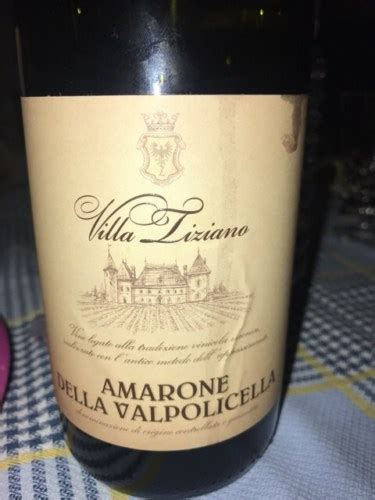 Terre Di Valgrande Villa Tiziano Amarone Della Valpolicella Vivino