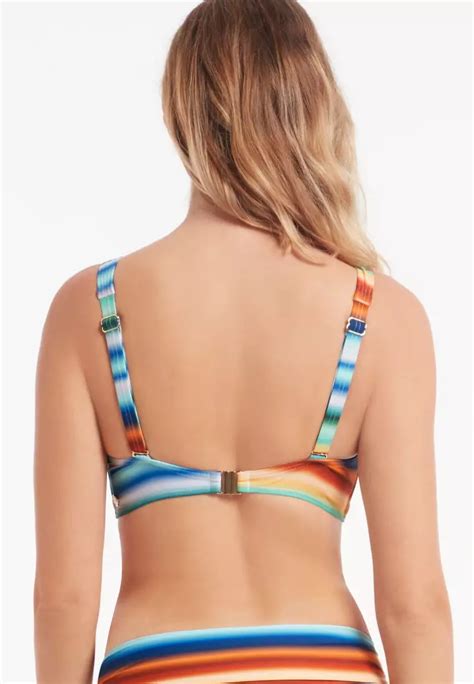 Buy Sunseeker Sunset Paradiso Apricot Plus Cup Moulded Underwire Bikini Top Online ZALORA