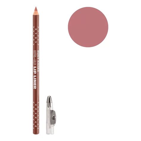 Lápis Madeira Para Lábios Ultra Easy Nude Rose Rk By Kiss New York Shopee Brasil