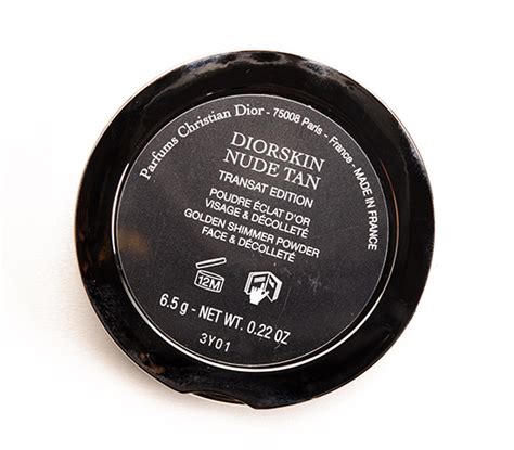 Dior Transatlantique Diorskin Nude Tan Golden Shimmer Powder Review Swatches