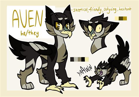 aven reference  gloomforrest  deviantart