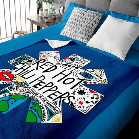 Red Hot Chili Peppers Men S Doodle Logo Baby Blankets Sold By Baljinder Kour Sku