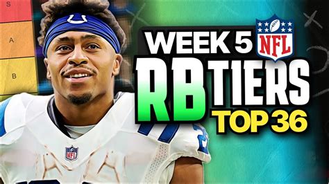 Week 5 Fantasy Football RB Rankings Top 36 YouTube