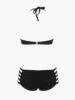 Halter Push Up Zippered Enhanced Bikini Swimwear TD Mercado