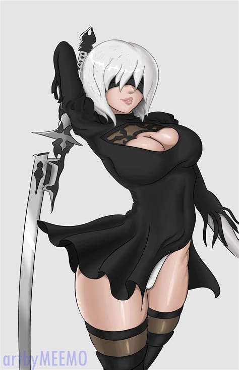 Nier Automata B By Artbymeemo Hentai Foundry