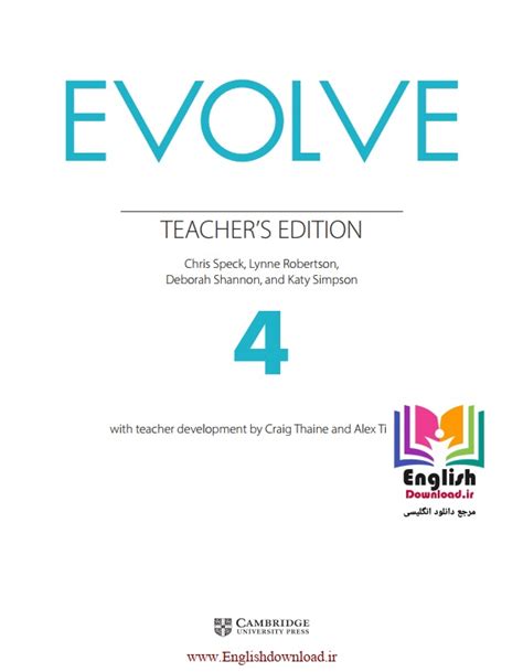 دانلود کتاب معلم Evolve 4 -سطح 4 (Evolve 4 Teacher's Book)