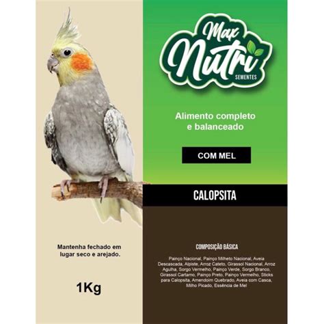Mistura Para Calopsitas - Mistura para Calopsitas 1 Kg | Shopee Brasil