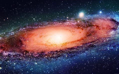 orange space hole galaxy space stars planet hd wallpaper