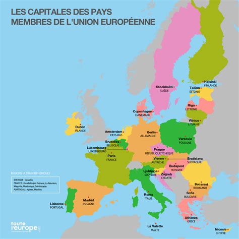 Décrypter 37 imagen carte d europe avec pays et capitales à imprimer