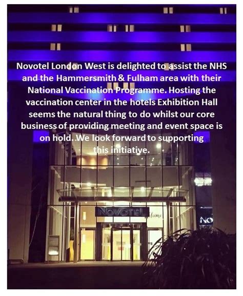 Novotel London West On Linkedin We Are Proud To Be Playing Our Part