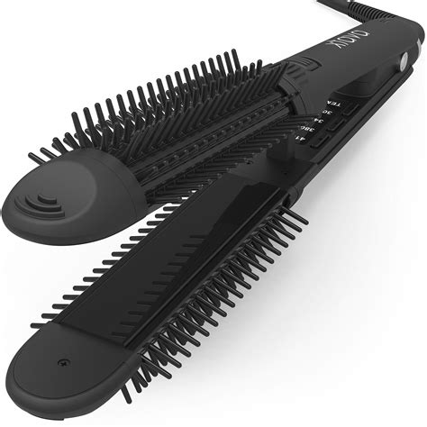 Pro Xtava Hotness 3in1 Ceramic Hair Curling Iron Round Brush Flat Iron