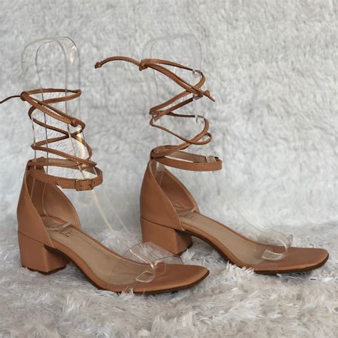 Salto Bloco Nude Transparência Comprar em Azzle